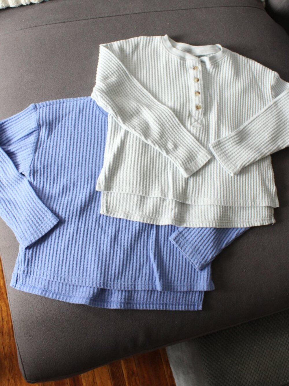 Osh Kosh Size 6X Lot of 2 L/S Waffle Shirt